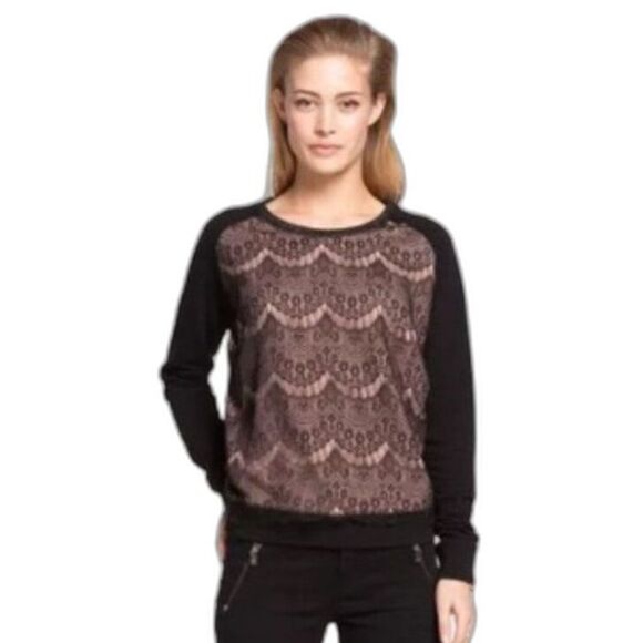 Maison Scotch La Femme Selon Marie lace sweater size S M - Picture 1 of 5